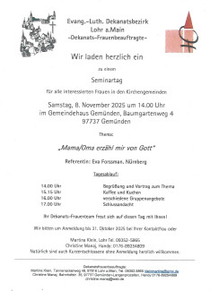 Dekanatsfrauenseminartag 2025